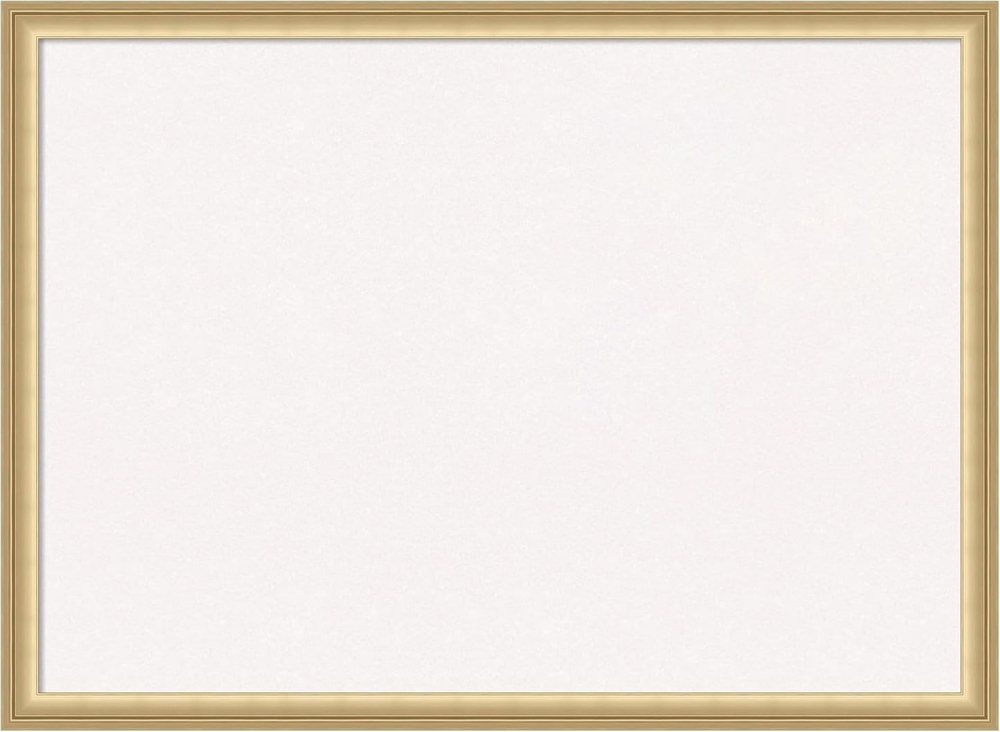 Amanti Art White Cork Board for Wall, 22x30 Vision Board with Gold Frame, Medium Corkboard Office Decor for Home Organization, Casual Corkboard Pinboard to display items for home organization