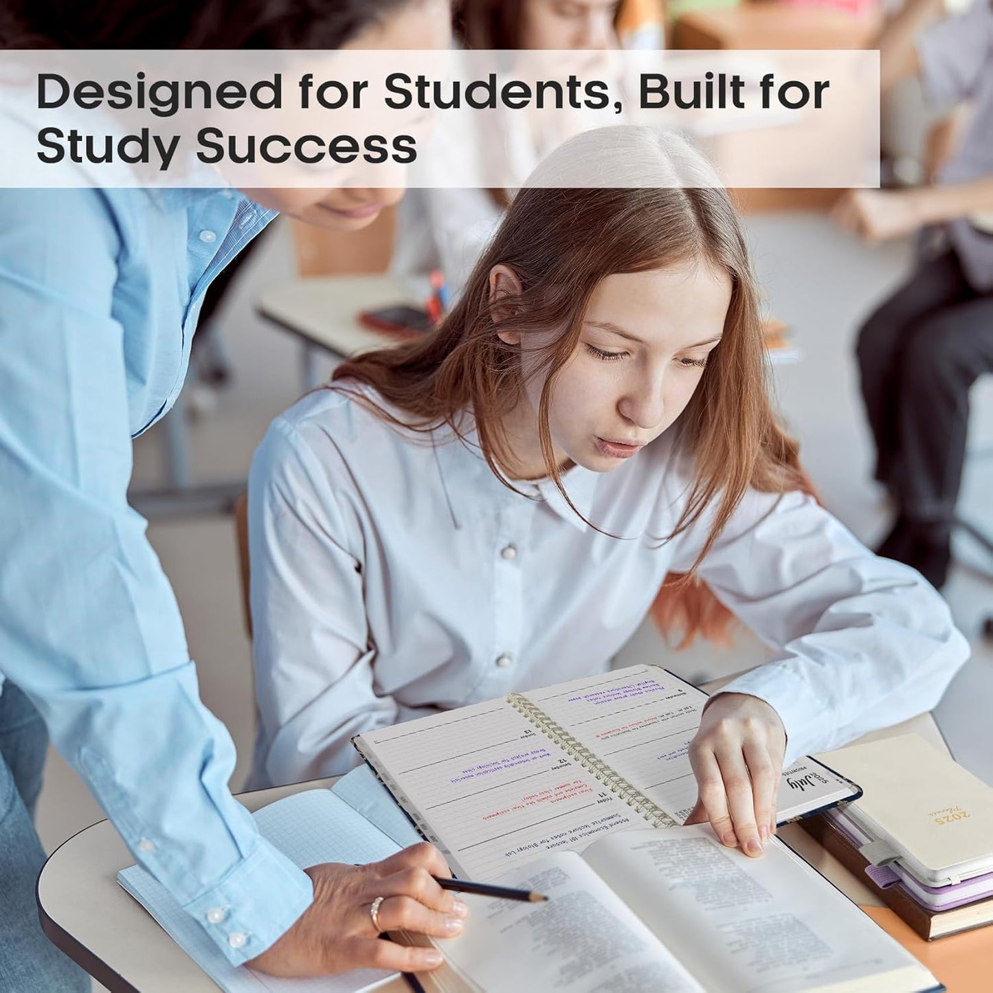 Planner 2025-2026, Academic Year Weekly and Monthly Calender Planner, July 2025 - June 2026, Spiral Bound School Planning Tool, Perfect for Teacher, Student, Women & Men - A5 (6.3" x 8.5"), Vintage