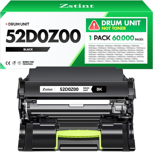 52D0Z00 Imaging Unit (Not Toner) High Yield 1-Pack Replacement for Lexmark 520Z 52D0Z00 Drum Unit Compatible for Lexmark MX812 MX811 MX810 MS812 MX711 MX710 MS810 MS811 Series Laser Printer All-in-One