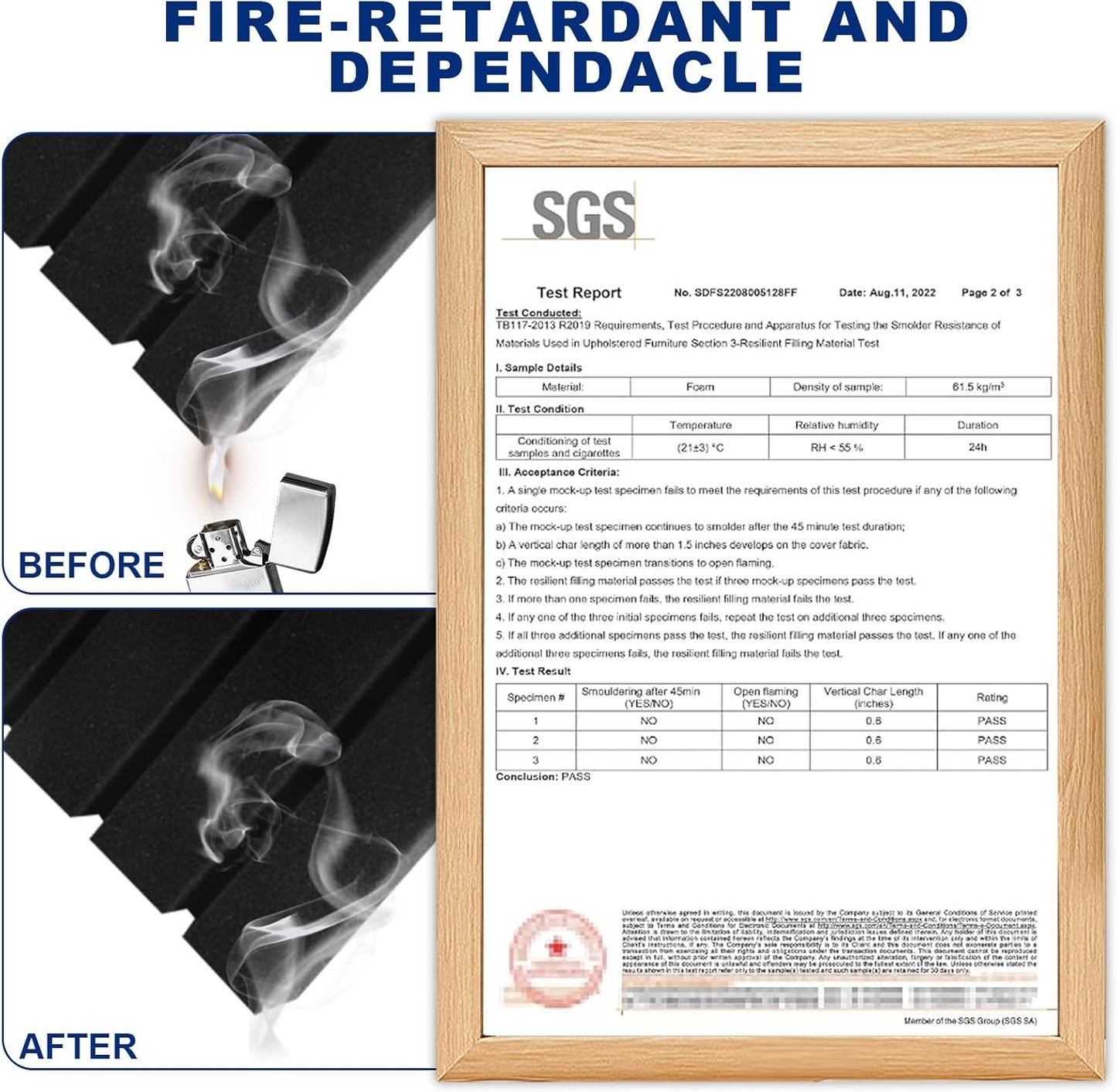 Acoustic Foam Panels, 48 x 24 x 2 inches, 2 Pack Soundproof Foam Wall Panels High Density Noise Canceling Studio Foam for Echo Absorption Home Office (Black 2 Pack, 48" x 24" x 2")