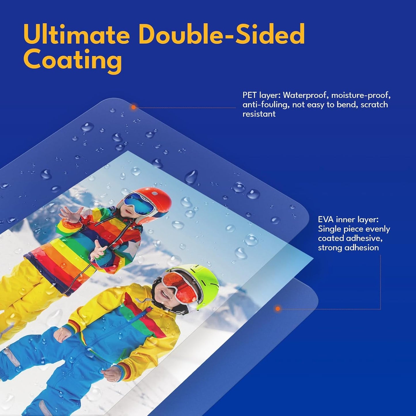 Uinkit 5Mil 100Pack Legal Size Laminating Sheets, 8.5"x14" (9x14.5) Laminate Pouches, Bubble-Free Protector for Clear Photo Sticker Papers, Use in Office School Supplies with Thermal Laminator Machine