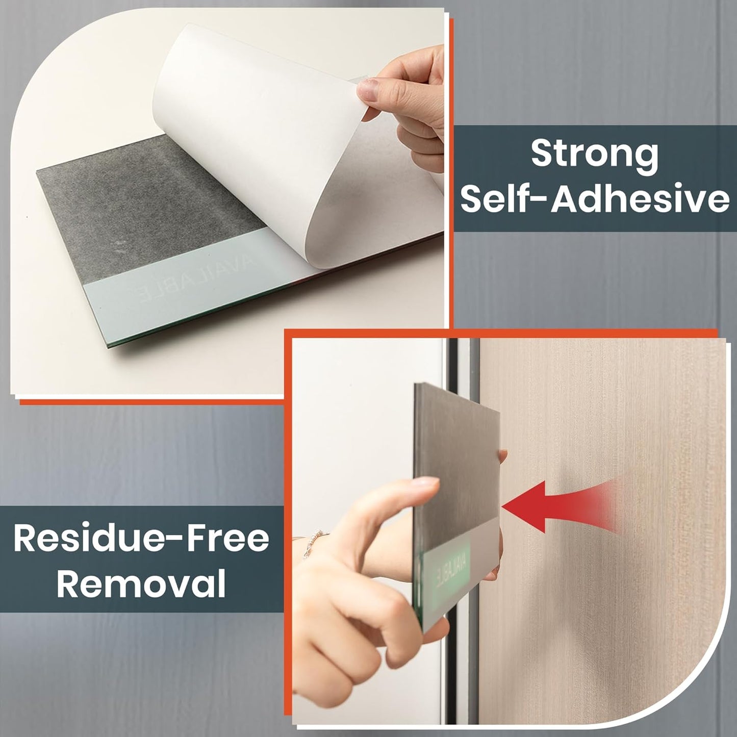 Conference Room Sign - In A Meeting Sign for Office Door, Do Not Disturb, In Use/Available Slider Indicator for Office Tell Whether Meeting Room is In Session