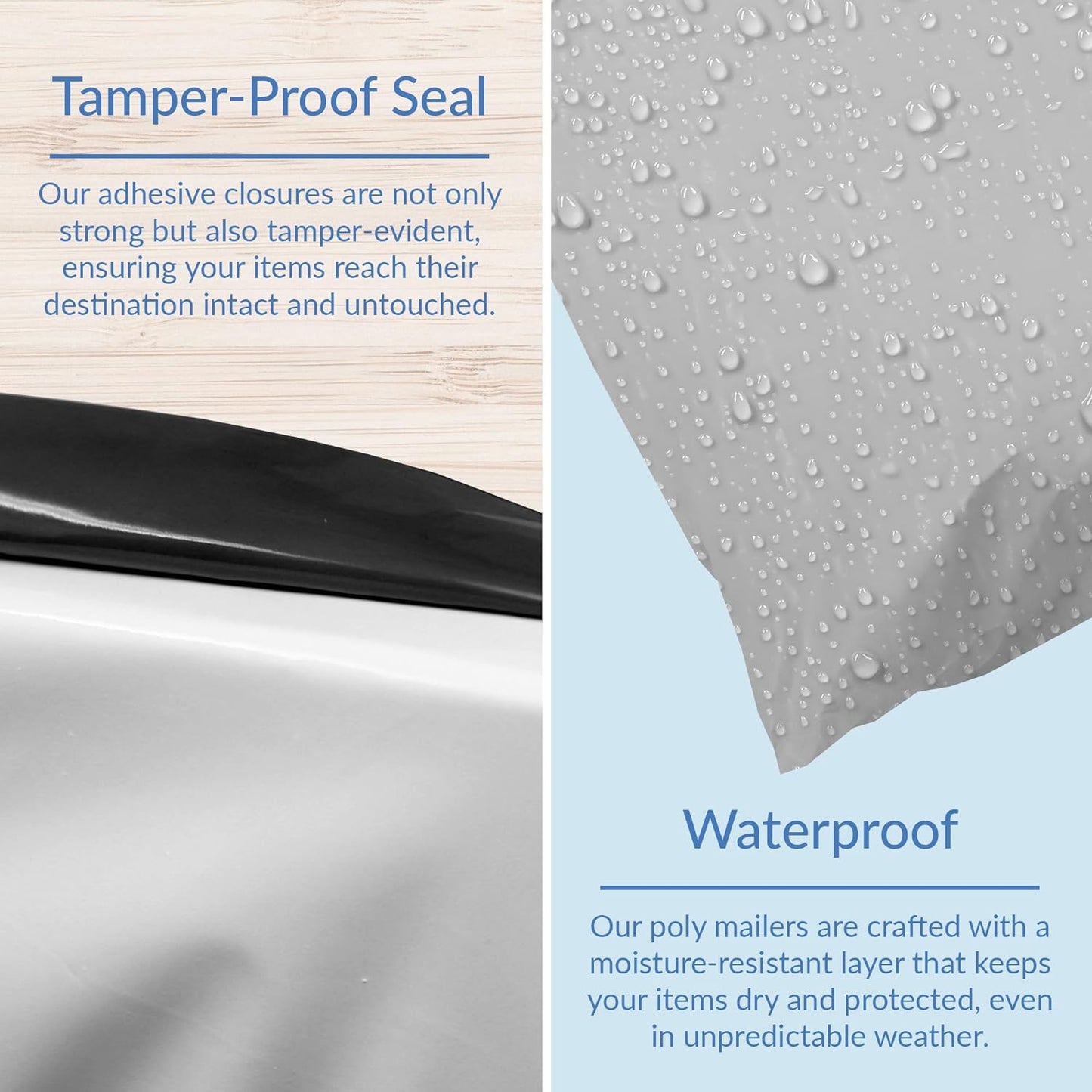 Reli. Poly Mailers 10x13 | 500 Pcs Bulk | Envelopes | White Packaging Bags for Shipping | Non-Padded Polymailers, Self Sealing Shipping Bags for Clothing, Bulk (White)