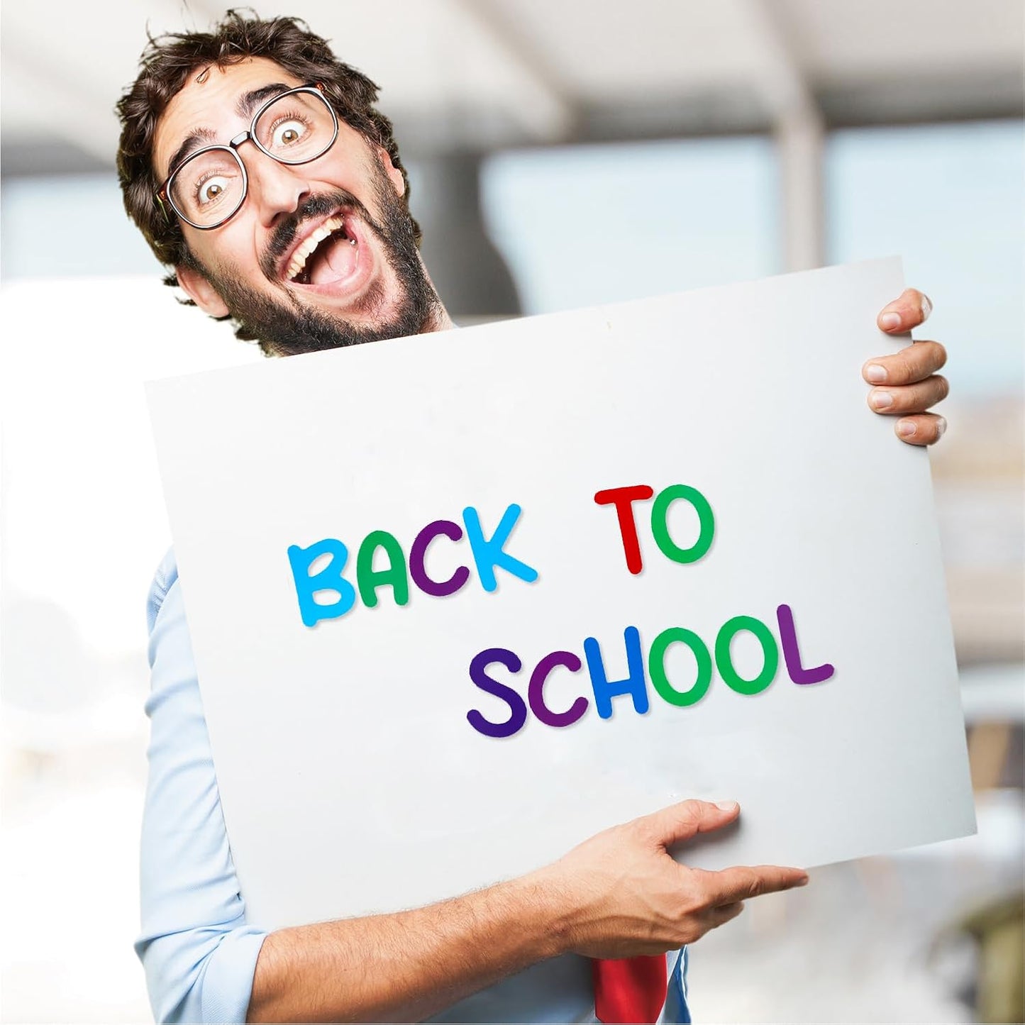 Bemeol 912 Pieces Letter Stickers 24 Sheets 2 Inch Alphabet Letter Stickers Self Adhesive Sticker Letters for Bulletin Board Classroom Mailbox Door Home Decor(Colorful)