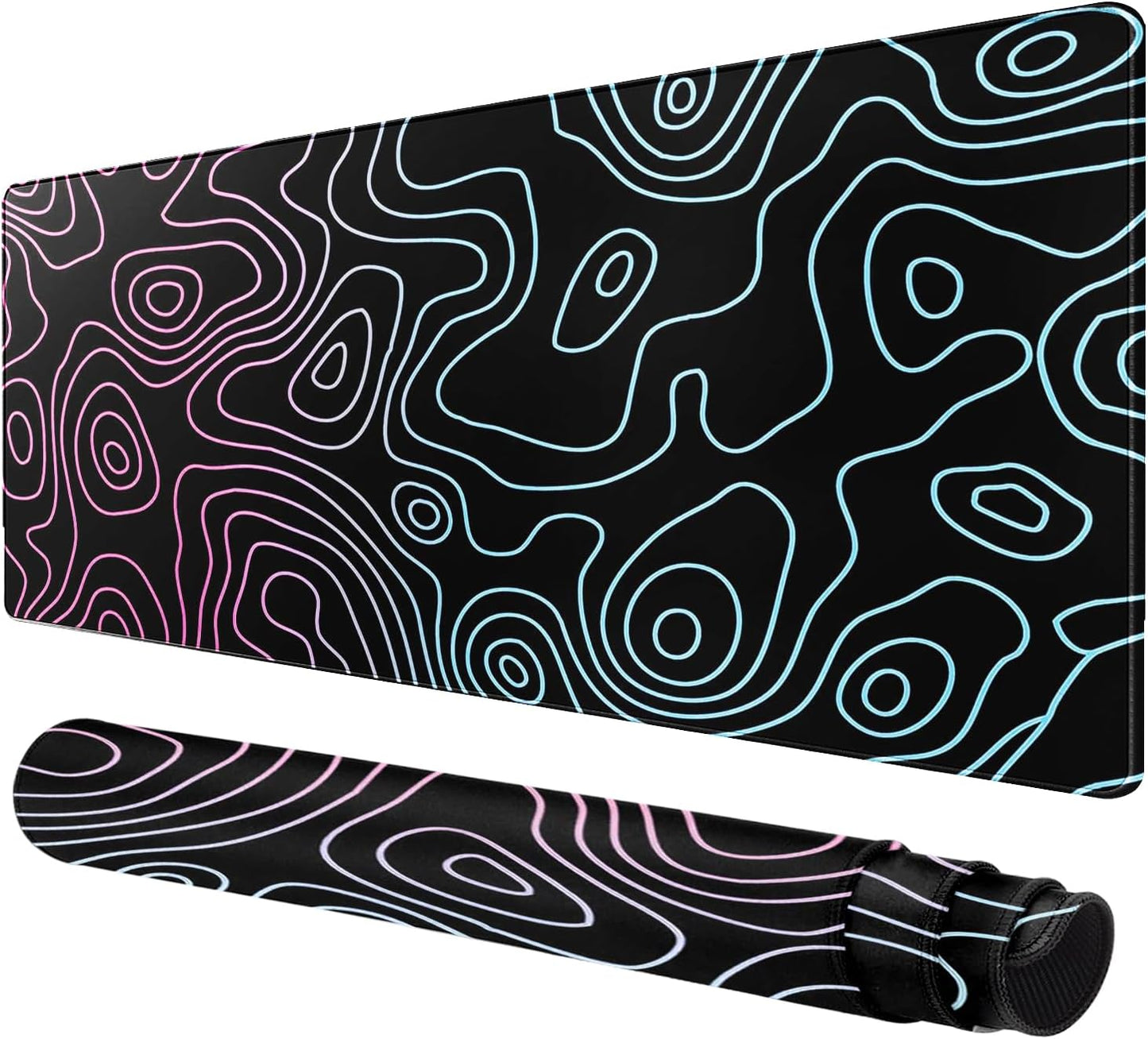 Large Mouse Pad for Desk - Gaming Mouse Pad with Stitched Edges, Anti-Slip Base, Desk Mat Desk Pad for Keyboard and Mouse