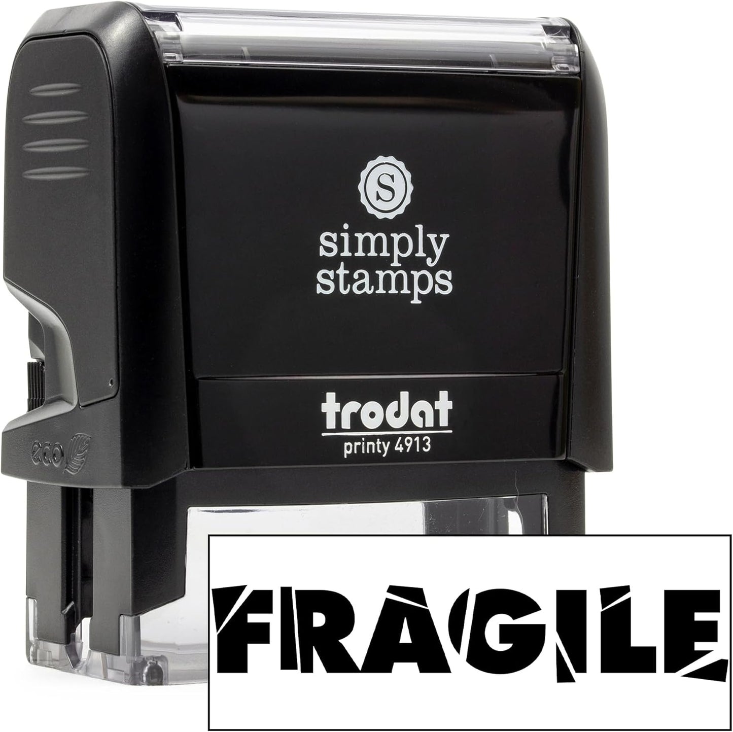 Fragile Office Stamp | 4 Different Sizes | 20 Designs | Multiple Color Options | Perfect for Quick Validation of Office Documents (Fragile, Large)