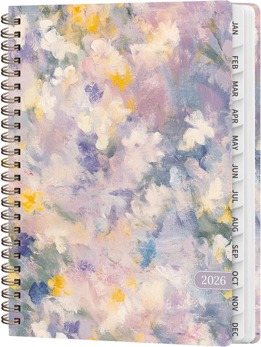 2026 Planner, Weekly and Monthly Calendar Agenda Book, Jan 2026 - Dec 2026, Hardcover Planning Academic Planner for Office School Supplies and Desk Accessories - A5 (6.3'' x 8.5'')