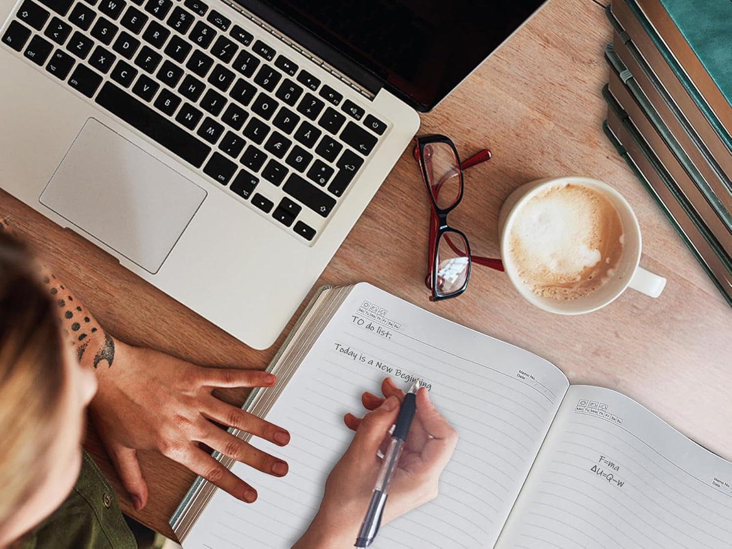 ZXHQ B5 360 Pages Lined Journaling Notebooks with Pen, Journals for Women Men Writing Notebook, Tree of Life Design, Brown Edge, Fine Inner Pocket - Grey