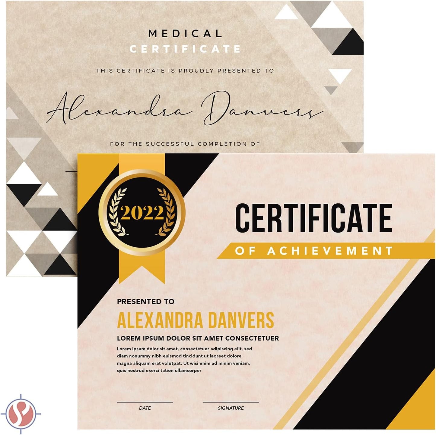 Relic Gold Parchment Paper – Great for Certificates, Menus and Wedding Invitations | 24lb Bond / 60lb Text / 90GSM | Writing, Copy, Printing – 8.5 x 11 Letter Size Paper | 100 Sheets per Pack