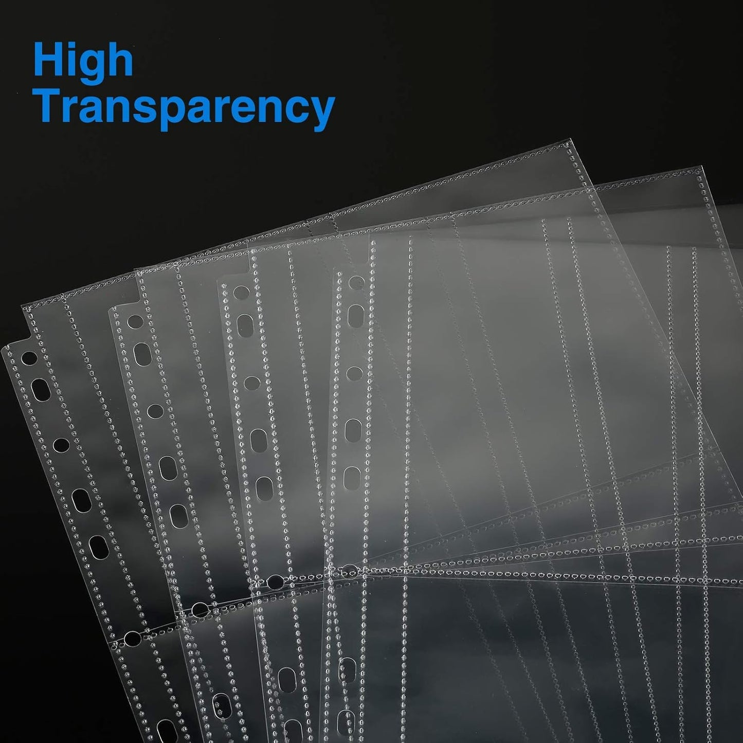 Sooez 30 Pack Heavy Duty Photo Sleeves for 3 Ring Binder (for 60 Pictures), Clear Archival Sleeves, 8x10 & 8.5x11