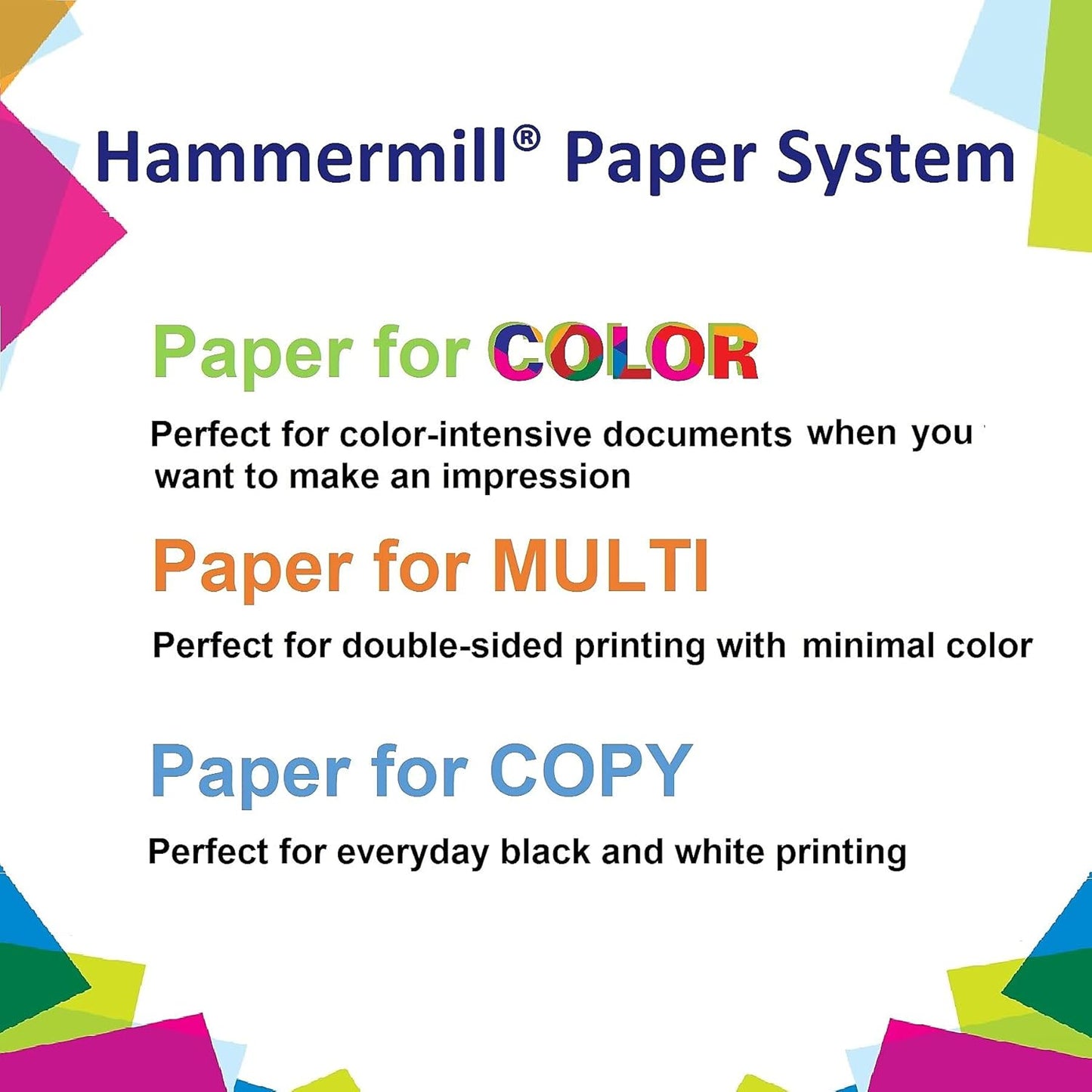 Hammermill Printer Paper, Great White 30% Recycled Paper, 3 Hole - 1 Ream (500 Sheets) - 92 Bright, Made in the USA, 086702