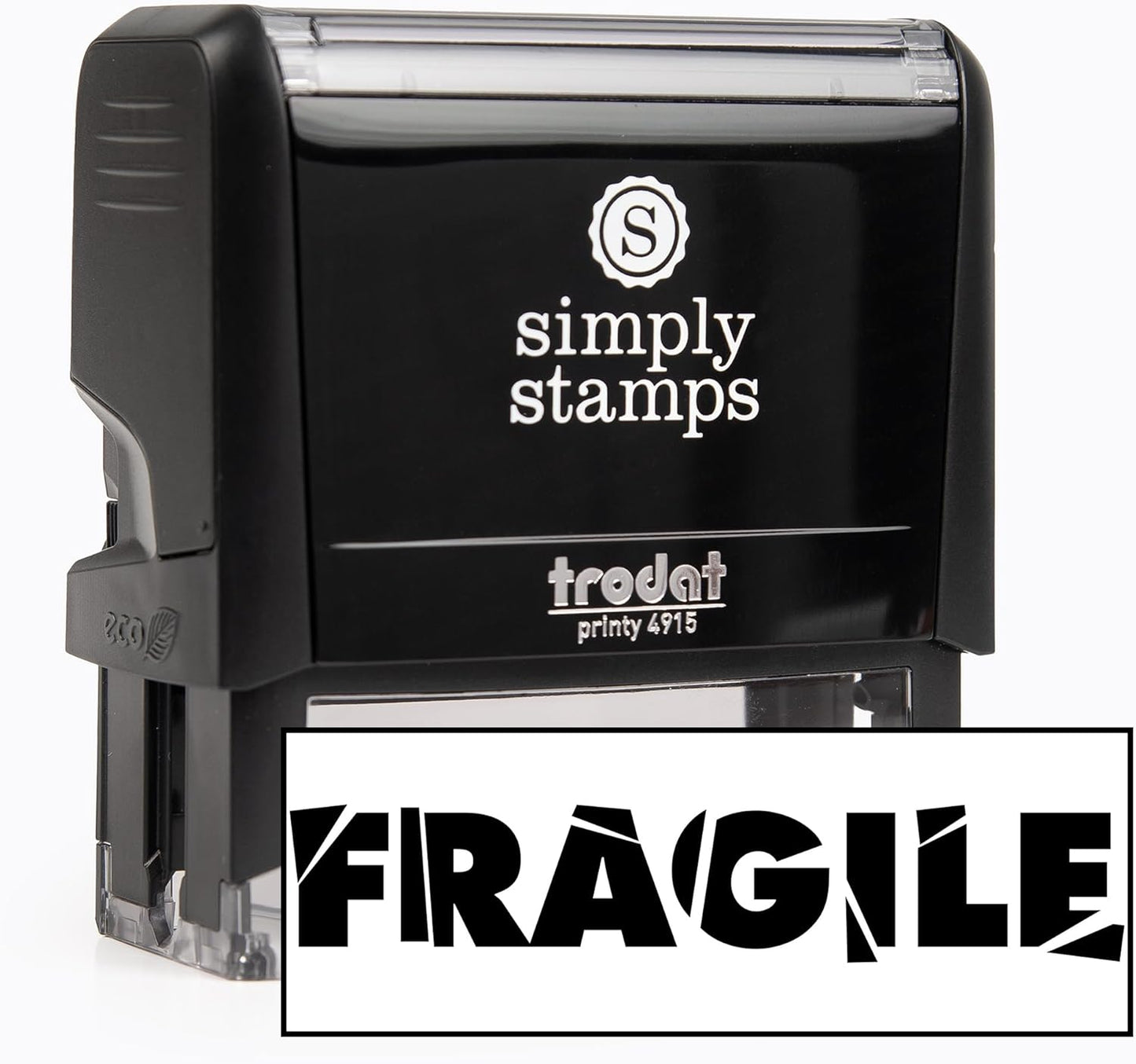 Fragile Office Stamp | 4 Different Sizes | 20 Designs | Multiple Color Options | Perfect for Quick Validation of Office Documents (Fragile, Xtra Wide)