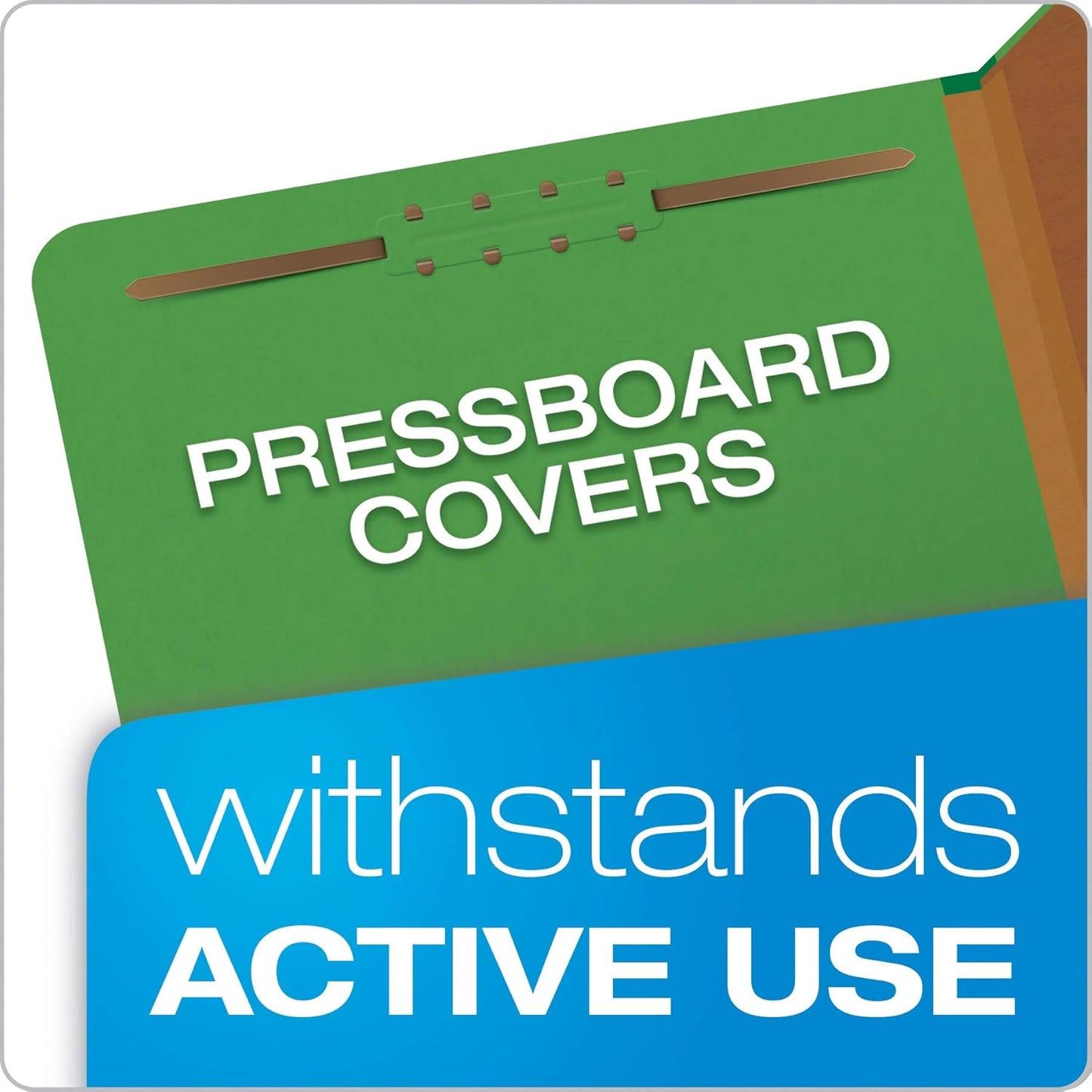 Pendaflex Classification Folders, Standard, 2 Dividers, Embedded Fasteners, 2/5 Cut Tab, Dark Green, Legal, 10/BX (29033) (Pack of 5)