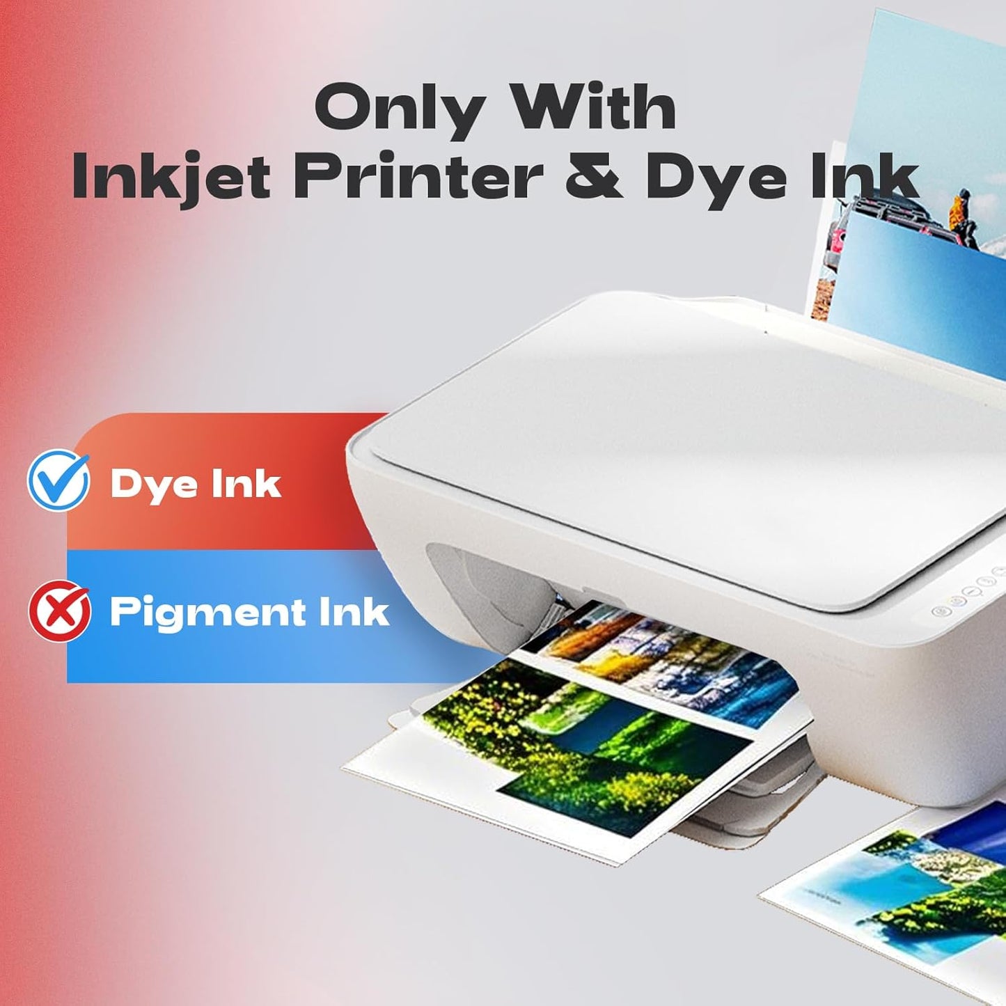 220Sheets Double Sided Photo Paper Glossy Brochure Flyer Paper Inkjet 8.5x11 44lb 160gsm Letter Size for All Dye Ink Printers