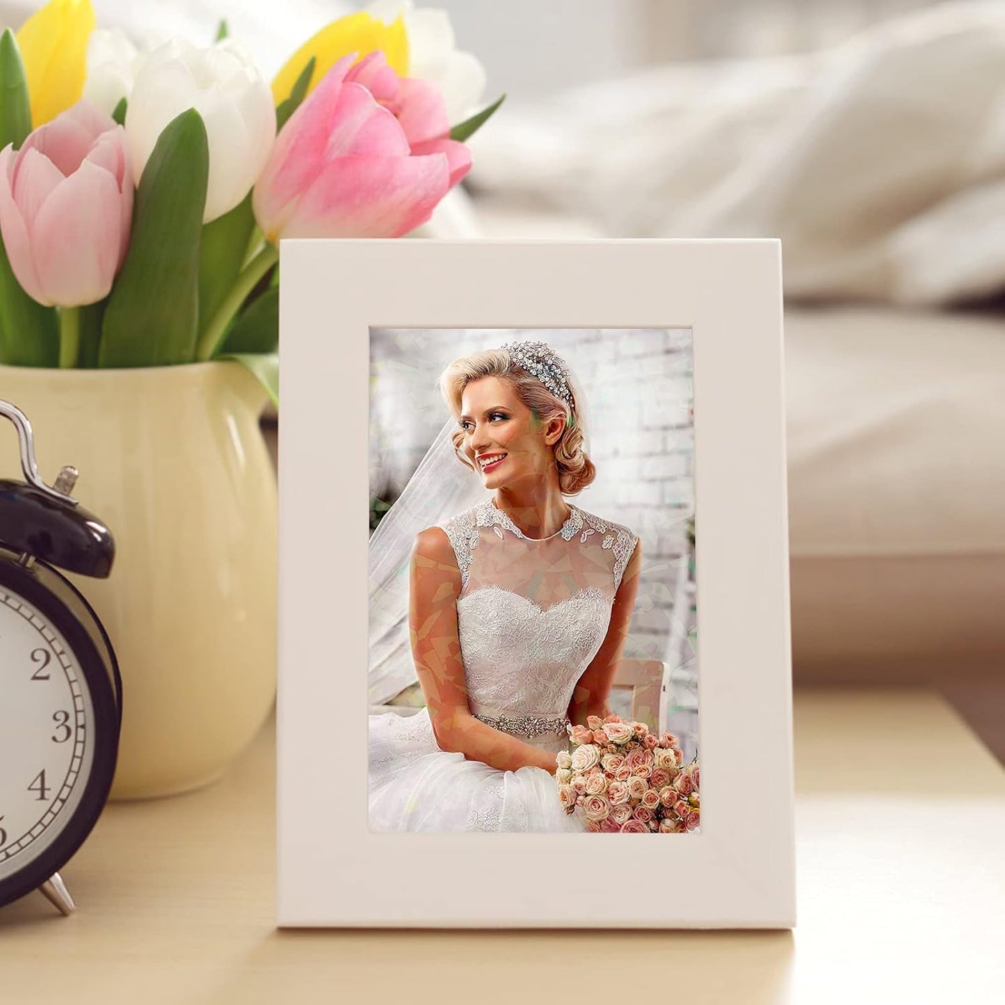 2 Types Transparent Holographic Laminate Sheets Overlay Lamination Vinyl A4 Size Self-Adhesive Holographic Laminate Film Waterproof Vinyl Sticker Paper for DIY Crafts, 10 Sheets 8.25 x 11.7 Inches