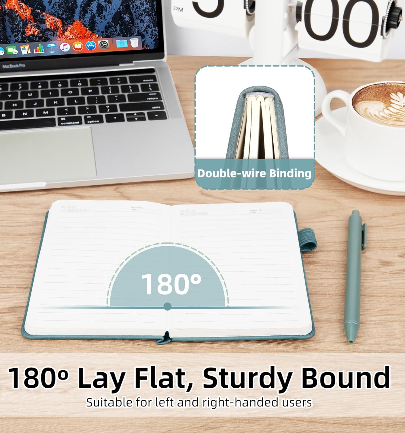 3 Pack Pocket Journaling Notebooks, A6 Small Notebook For Note Taking Journaling Notebooks Journals For Writing Mini Note Pads With Pen Holder 120 Pages 100 GSM Thick Paper