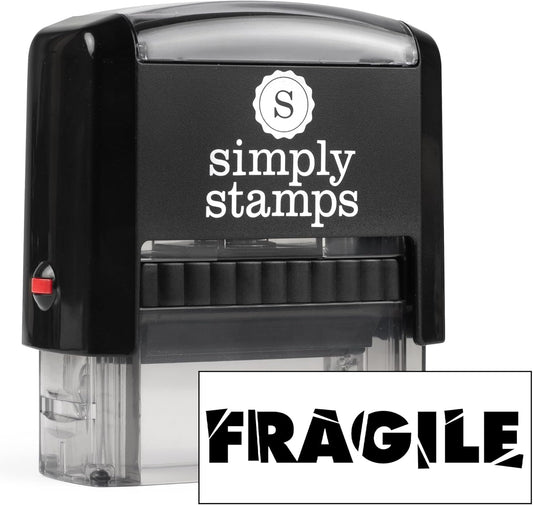 Fragile Office Stamp | 4 Different Sizes | 20 Designs | Multiple Color Options | Perfect for Quick Validation of Office Documents (Fragile, Medium)