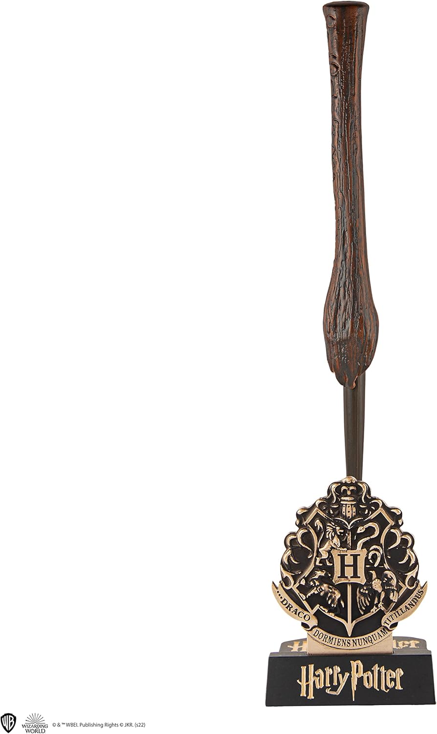 Cinereplicas Harry Potter Magic Wand Pen with Stand & Lenticular Bookmark - Official Licence (Bellatrix Lestrange)