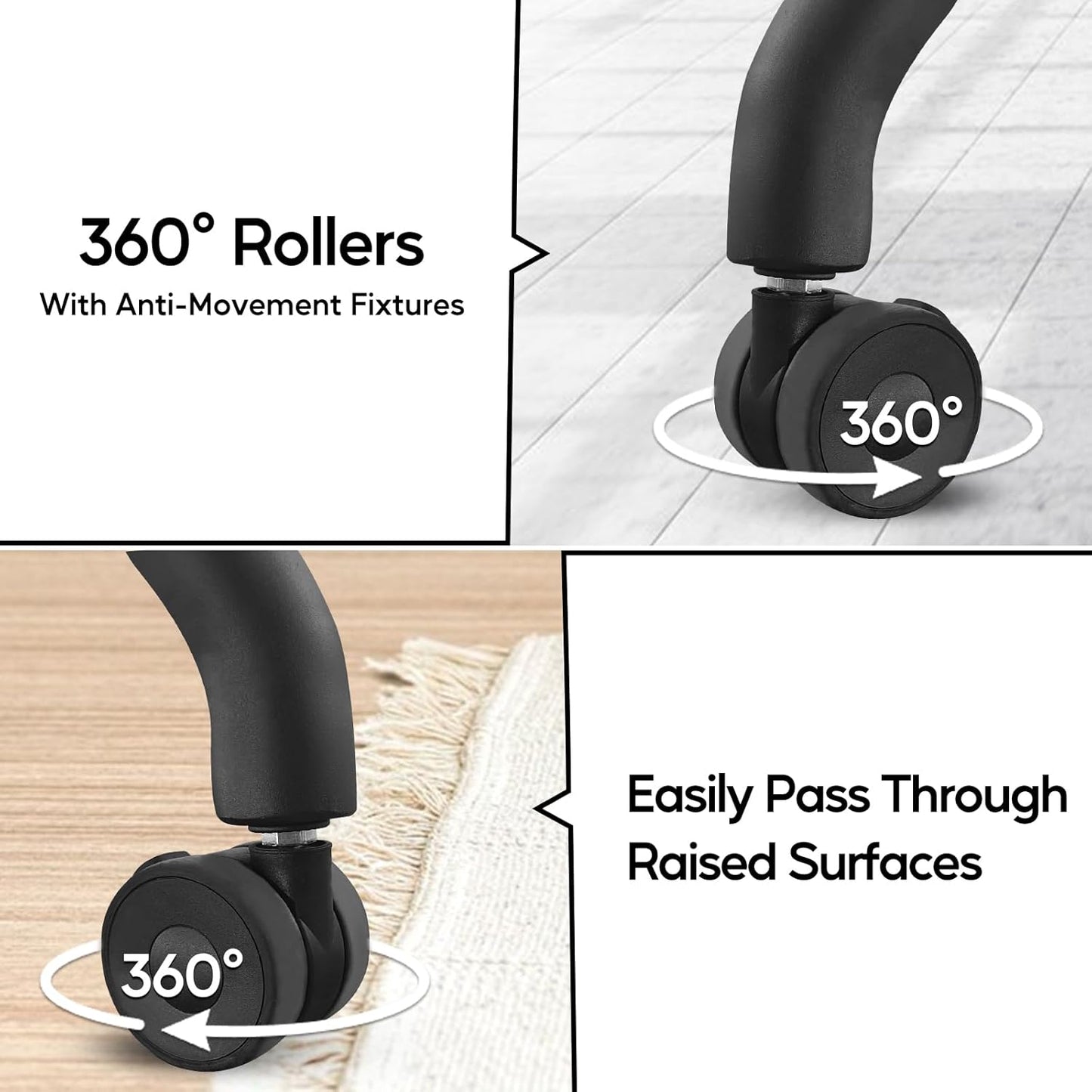 Interactive Whiteboard Portable Stand for 55"-86" Smart Board, Four Lockable Wheels, Sleek Design for The Modern Office or Classroom