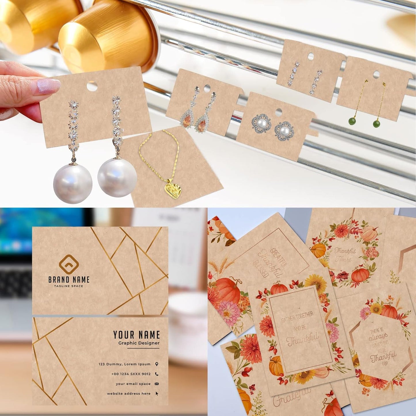 24 Sheets Parchment Cardstock 8.5 x 11 Textured Printer Paper, Goefun 90lb Tan Card Stock Printer Paper for Scrapbooking, Cardmaking, Invitations and Crafts