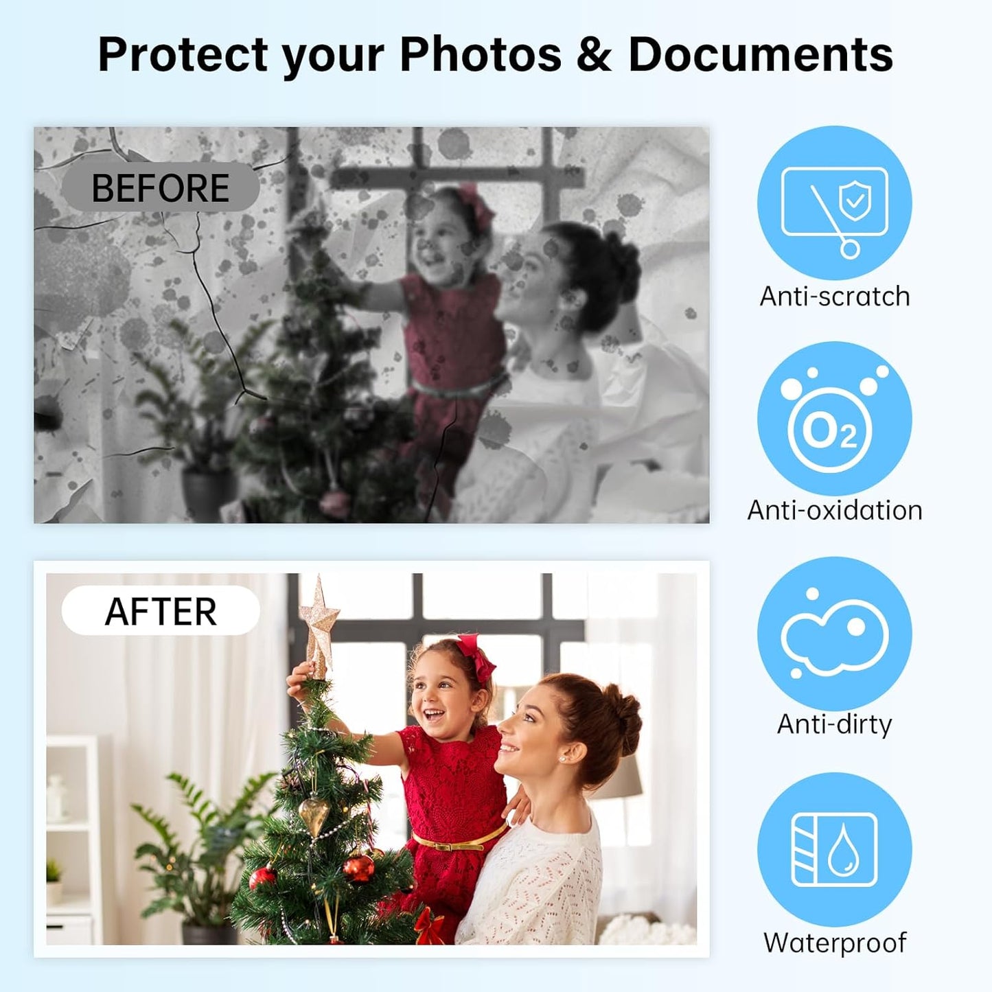 Laminator Machine with 10 Laminating Sheets, 9 Inch Laminator Hot & Cold for A4/A5/A6, Thermal Laminating Machine for Home School Office