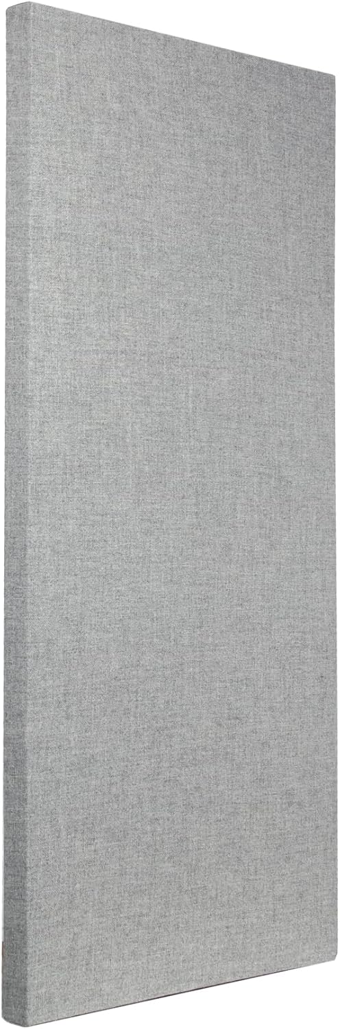 ATS Acoustics Sound Absorbing Acoustic Panel Fire Rated Professional Studio Quality 24" x 48" x 2" (Merle Grey)