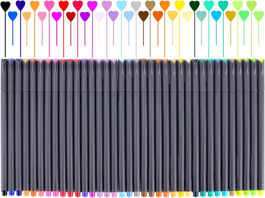 iBayam School Supplies Gifts for Teacher Student Teens Boys Girls Writing Drawing, Back to School Supplies, Colored Pens for Journaling Note Taking, 36 Vibrant Colors, 0.38mm Fine Tip Markers