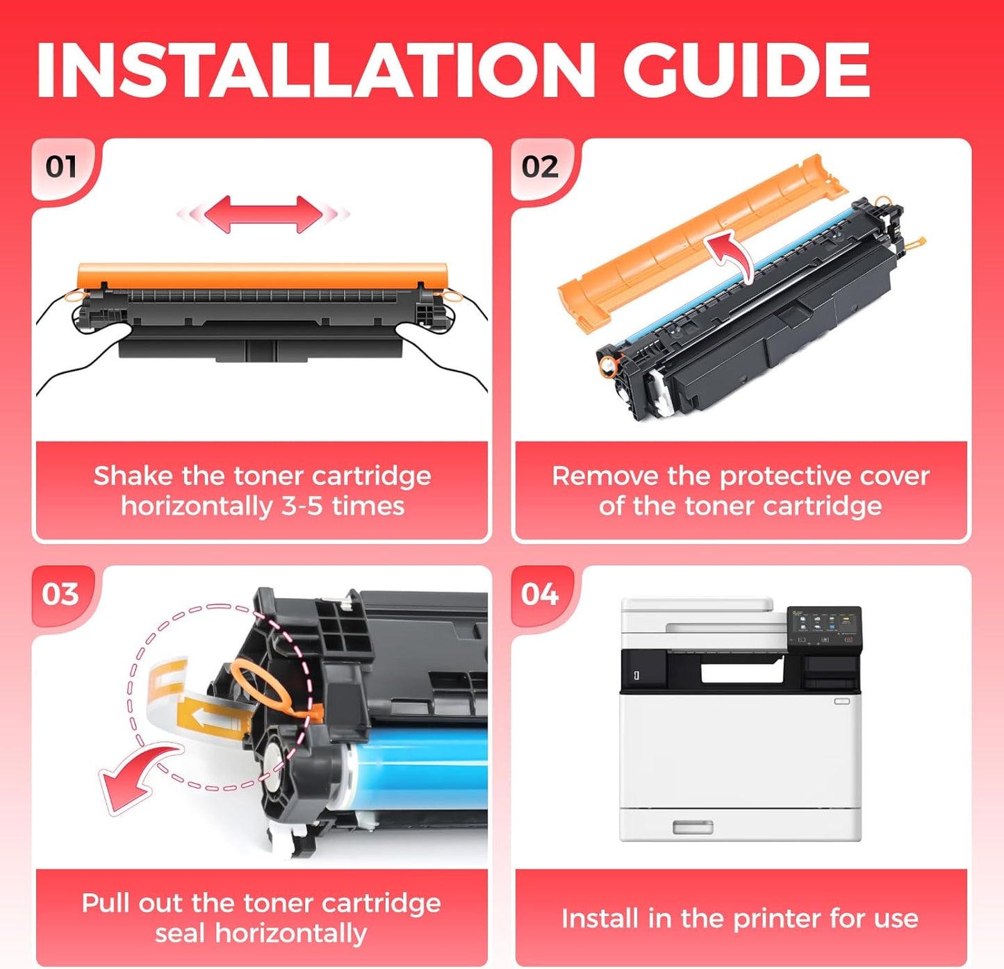 069H 069 Black Toner Cartridge Set 2-Pack MF753Cdw High Capacity Replacement for Canon 069H 069 Toner Cartridge Compatible for Canon Color imageCLASS MF753Cdw MF751Cdw LBP674Cdw Printer Ink All-in-One