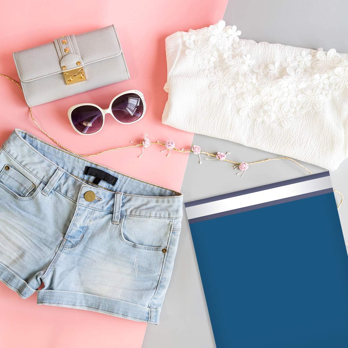 UCGOU Poly Mailers 14.5x19 Inch Navy Blue 100 Pack Large Shipping Bags #7 Strong Thick Mailing Envelopes Self Sealing Adhesive Waterproof and Tear Proof Boutique Packaging Postal for Clothing