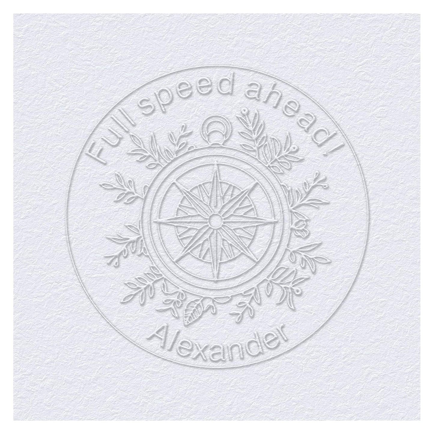 Book Embosser Custom Embosser Stamp with Your Name or Design Personalized Library Embosser Stamp Customized Books Business Cards Paper Documents Notebooks etc. (23)