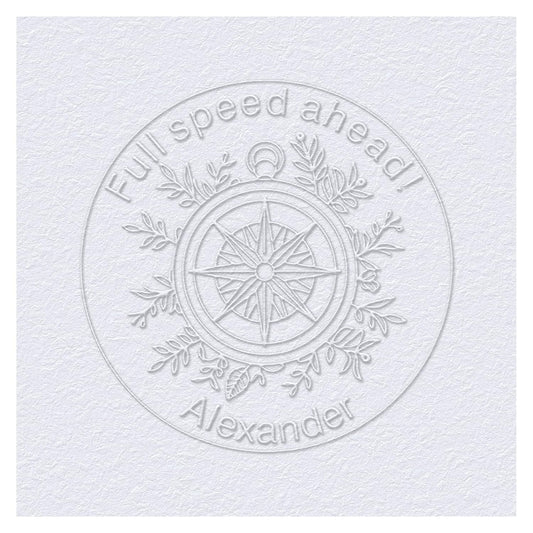 Book Embosser Custom Embosser Stamp with Your Name or Design Personalized Library Embosser Stamp Customized Books Business Cards Paper Documents Notebooks etc. (23)