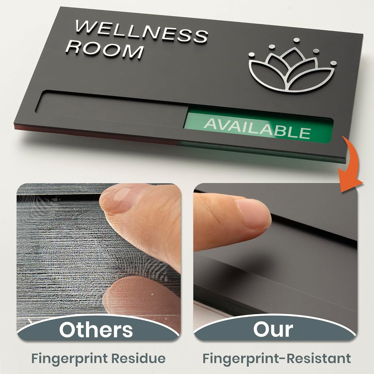 Mother's Room Sign - Nursing Room Sign, Do Not Disturb, In Use/Available Slider Indicator for Office Business, Breastfeeding Door Signs Protect Mothers' Privacy