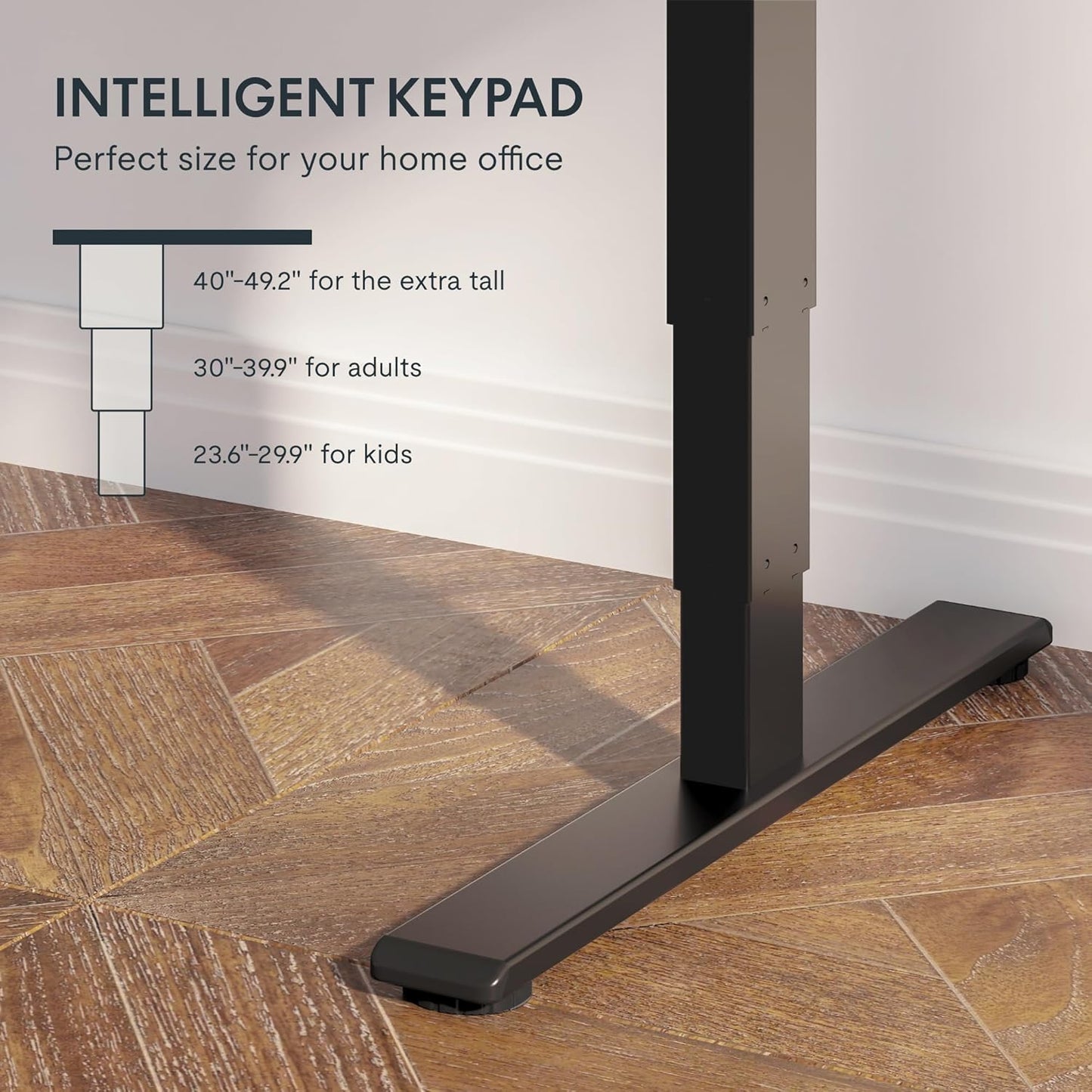 FLEXISPOT E6 Essential 3 Stages Dual Motor Electric Standing Desk 55x28 Inch Whole-Piece Board Height Adjustable Electric Sit Stand Desk(Black Frame + Mahogany Desktop, 2 Packages)