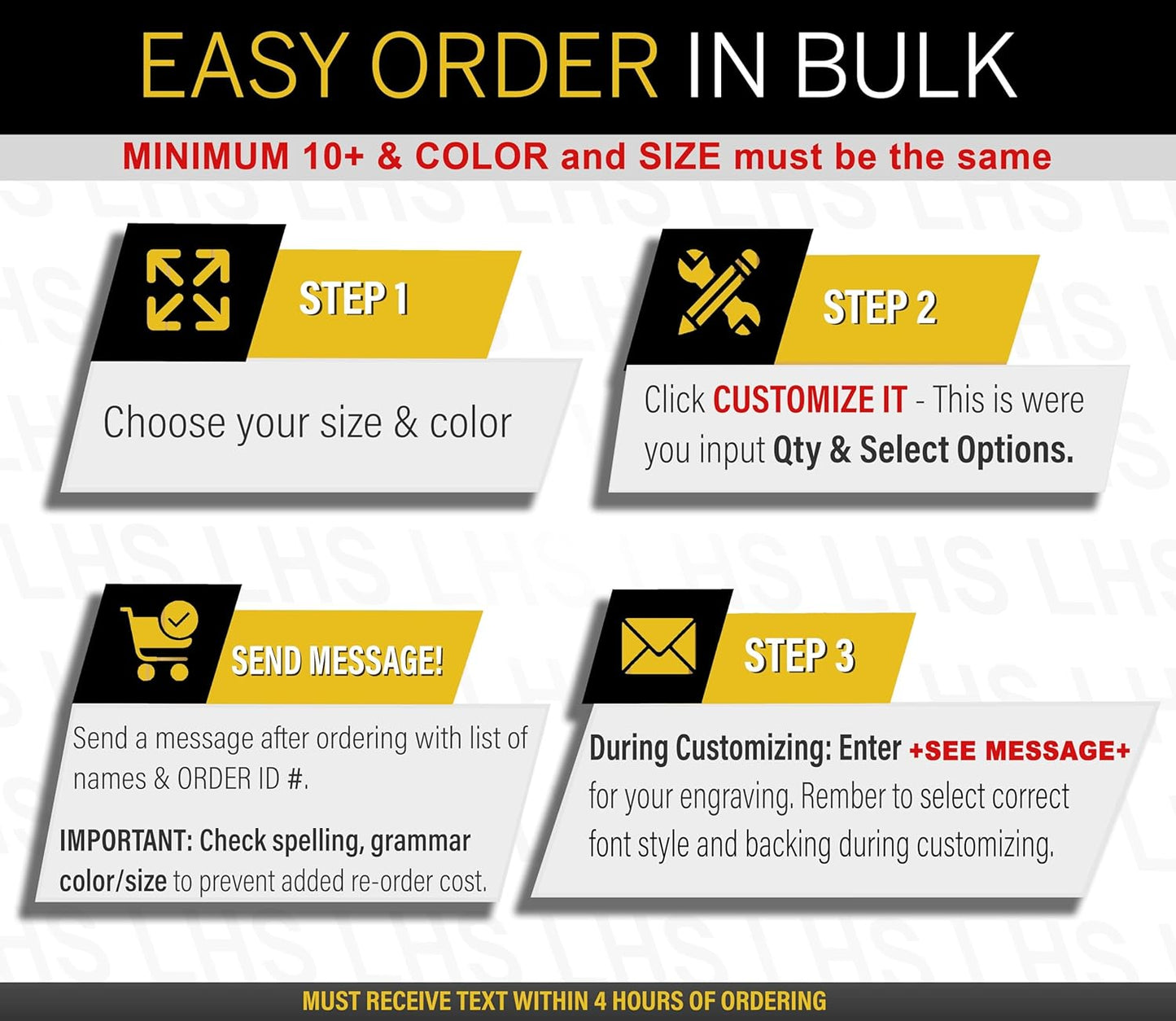 Engraved Custom Door Plate Red Plastic Office Door Sign with Black Letters - Made in USA 2x12 B14