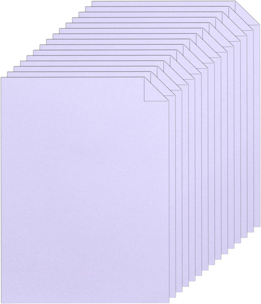 120 Sheets Purple Cardstock 8.5 x 11 Certificate Paper, 92lb Heavyweight Card stock Lavender Paper for DIY Card Making, Greeting Cards, Wedding Invitations, Graduations