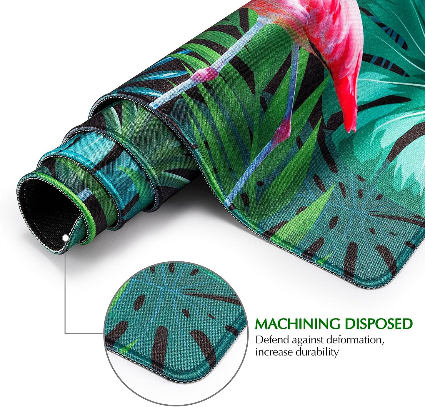 JIALONG Large Gaming Mouse Pad with Non-Slip Rubber Base - XXL Extended Desk Mat for Gaming, Office, and Home - 35.4x15.7 Inches Mousepad