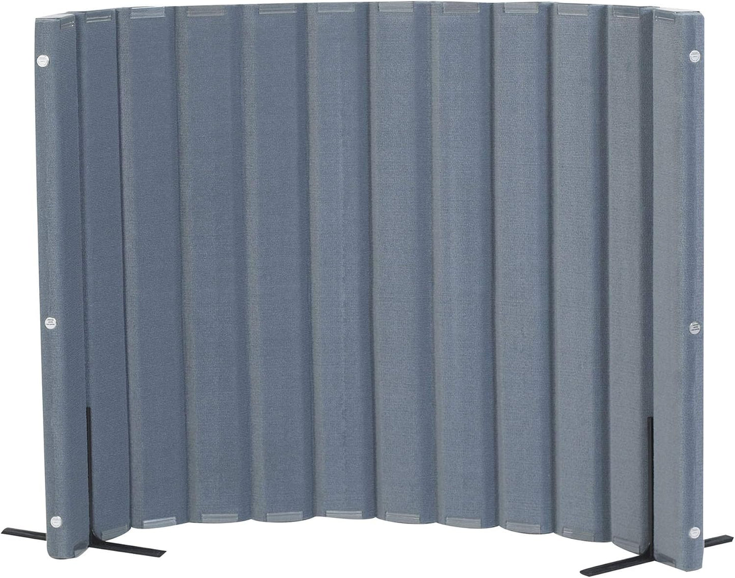 Children’s Factory 48" x 6' Quiet Divider With Sound Dampening Panels, Freestanding Room Divider Wall, Slate Blue