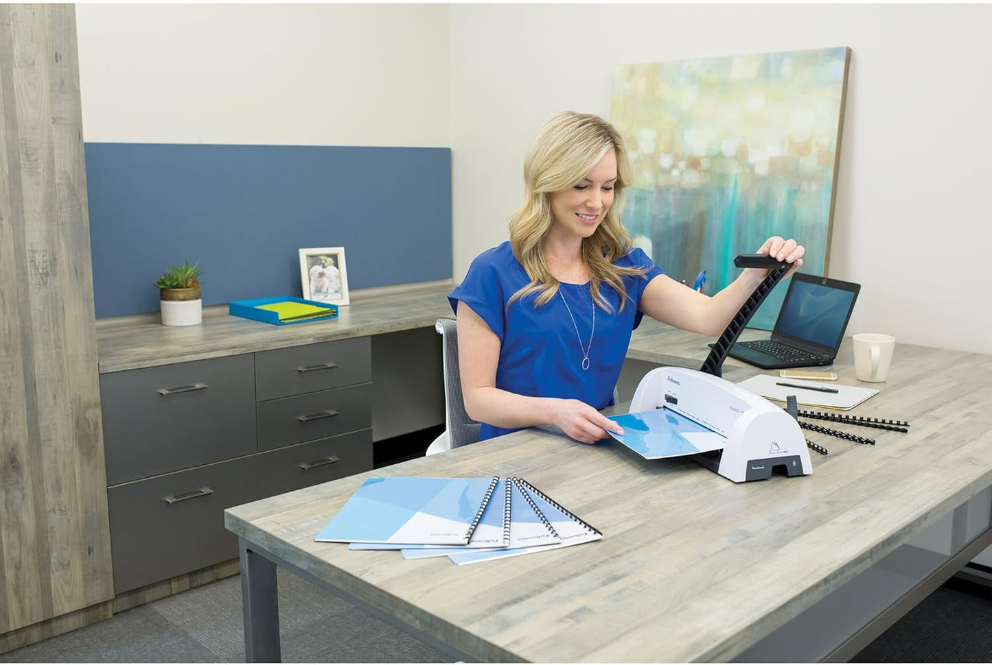 Fellowes 52326 Plastic Binding Combs - Round Back, 1/2 Inches, 90 Sheets, Black, 100 Pack