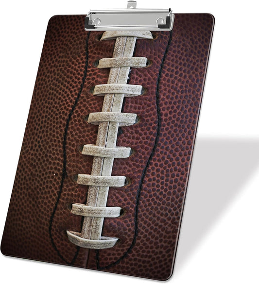 American Football Plastic Clipboards,Decorative Plastic Acrylic Clipboard for Teacher Social Worker Students Office Supplies 8 * 12