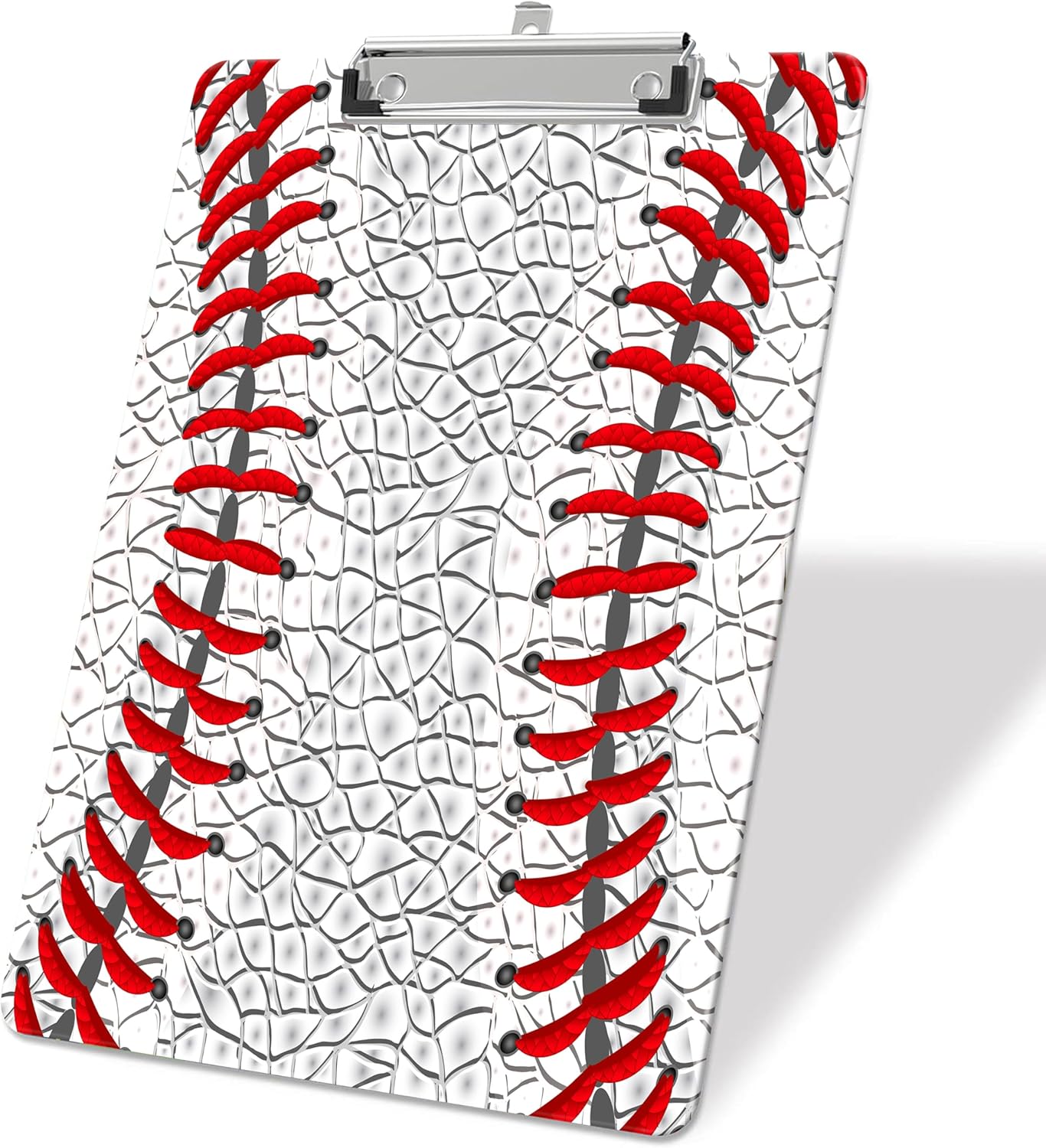Baseball Plastic Clipboards,Decorative Plastic Acrylic Clipboard for Teacher Social Worker Students Office Supplies 8 * 12
