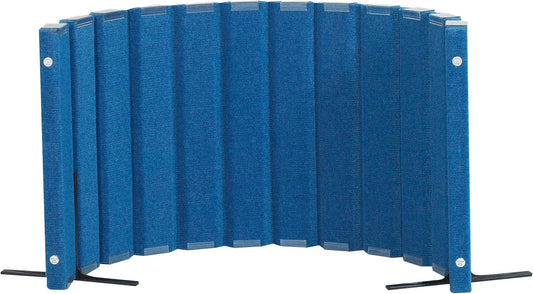 Children’s Factory 30" x 6' Quiet Divider With Sound Dampening Panels, Freestanding Room Divider Wall, Blueberry
