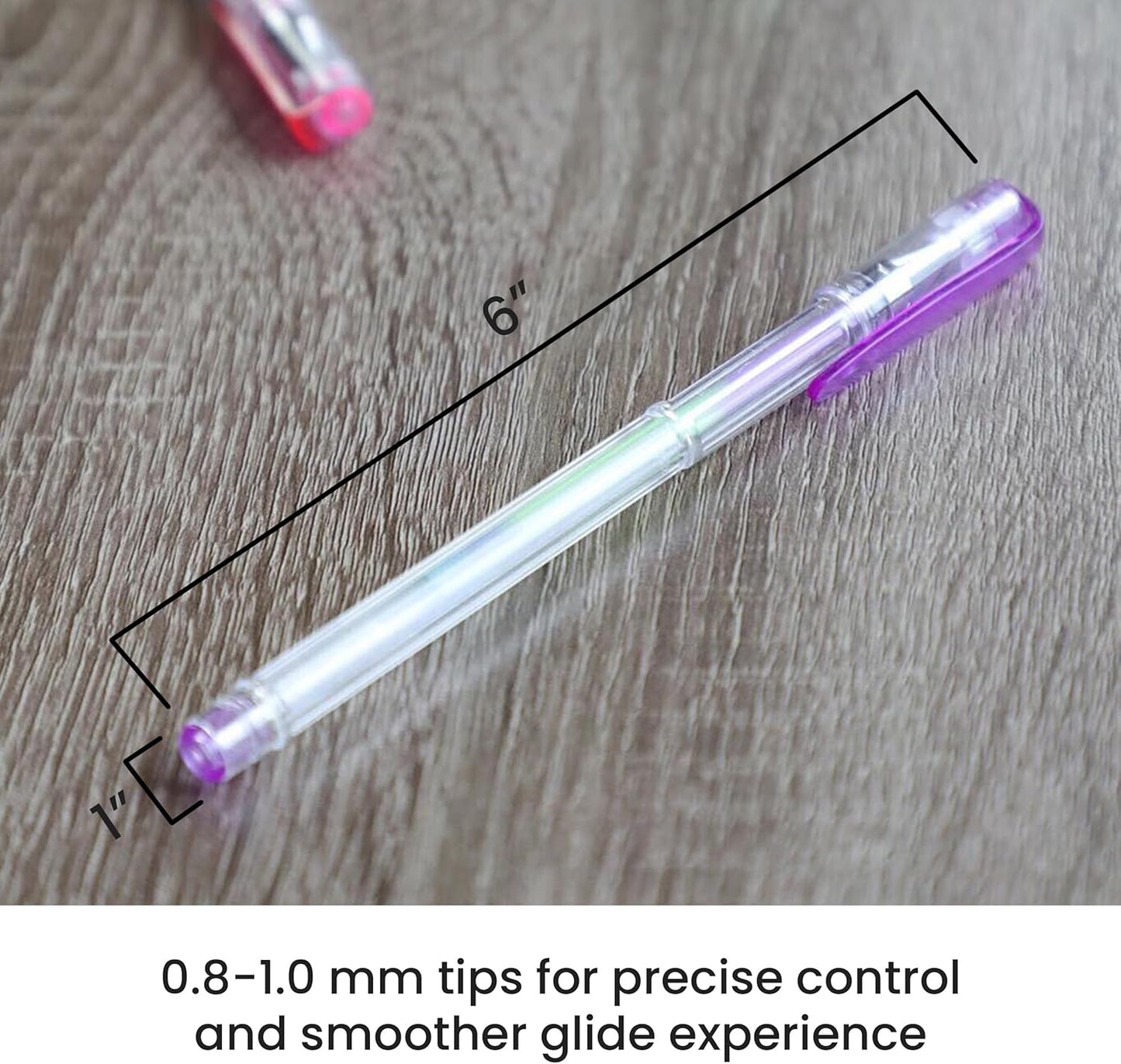 OfficeGoods Brown Earth Gel Pens with Refills – Adult Coloring Journaling Art – Medium 0.8-1.0mm Tips – Non-Toxic Gel Pens Set – Quick Dry Smudge-Free 24 Pack Colors