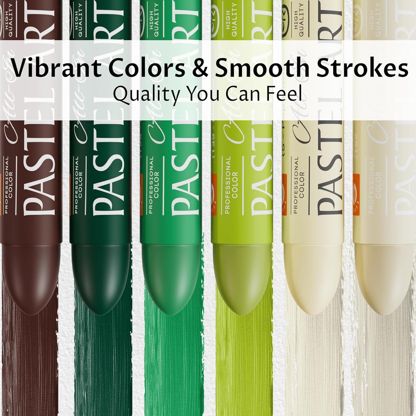 6 Pack Jumbo Oil Pastels Set (14 x 84 mm), Soft Oil Pastels with Vibrant Colors, Great Blending and Layering, Pastel Crayons for Professional Artists and Hobbyists, Lemon