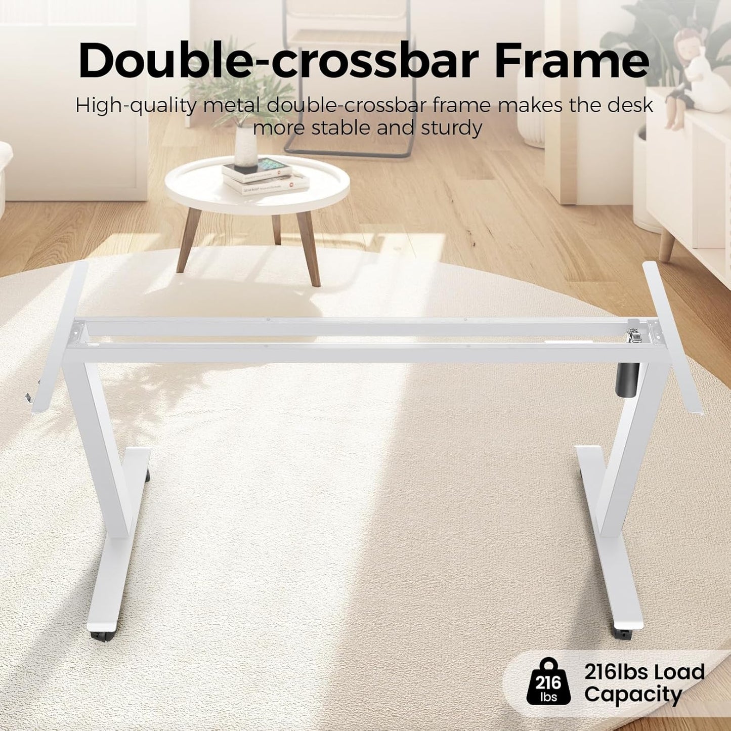 Electric Standing Desk 63 x 24 Inches Adjustable Height Ergonomic Sit Stand Up Desk Curved for Home Office Computer Workstation with 2 USB Ports 3 Power Outlets Memory Preset Wheels, Oak