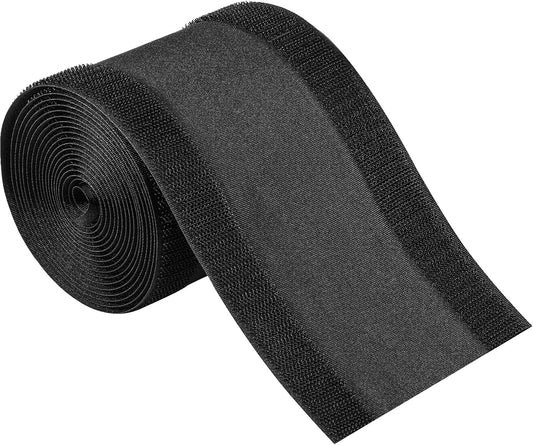 WILLBOND Carpet Cord Cover Cable Grip Floor Cover Cable Protector Management Only for Commercial Office Carpet(Black,9.84 ft)