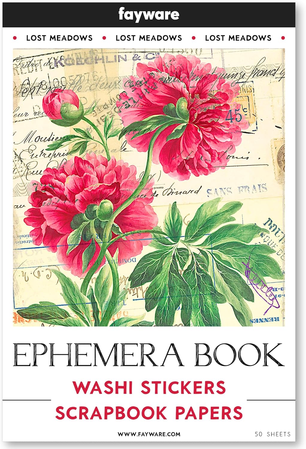 Vintage Washi Stickers for Journaling - Ephemera Book for Journaling with 414 Stickers & 20 Scrapbook Papers. Junk Journal Supplies, Scrapbooking Supplies