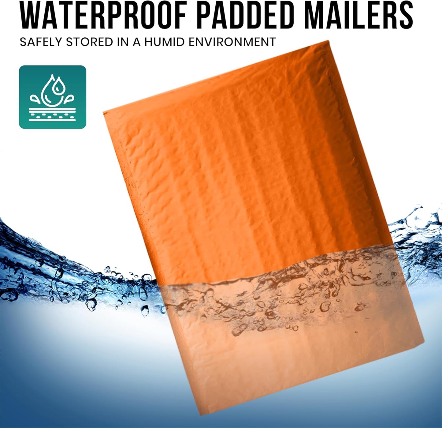 Levex - #0000 4" x 6" [10 Pack] Orange Poly Bubble Mailers, Padded Envelope Mailers, Packing Envelope & Mailing Bags for Shipping