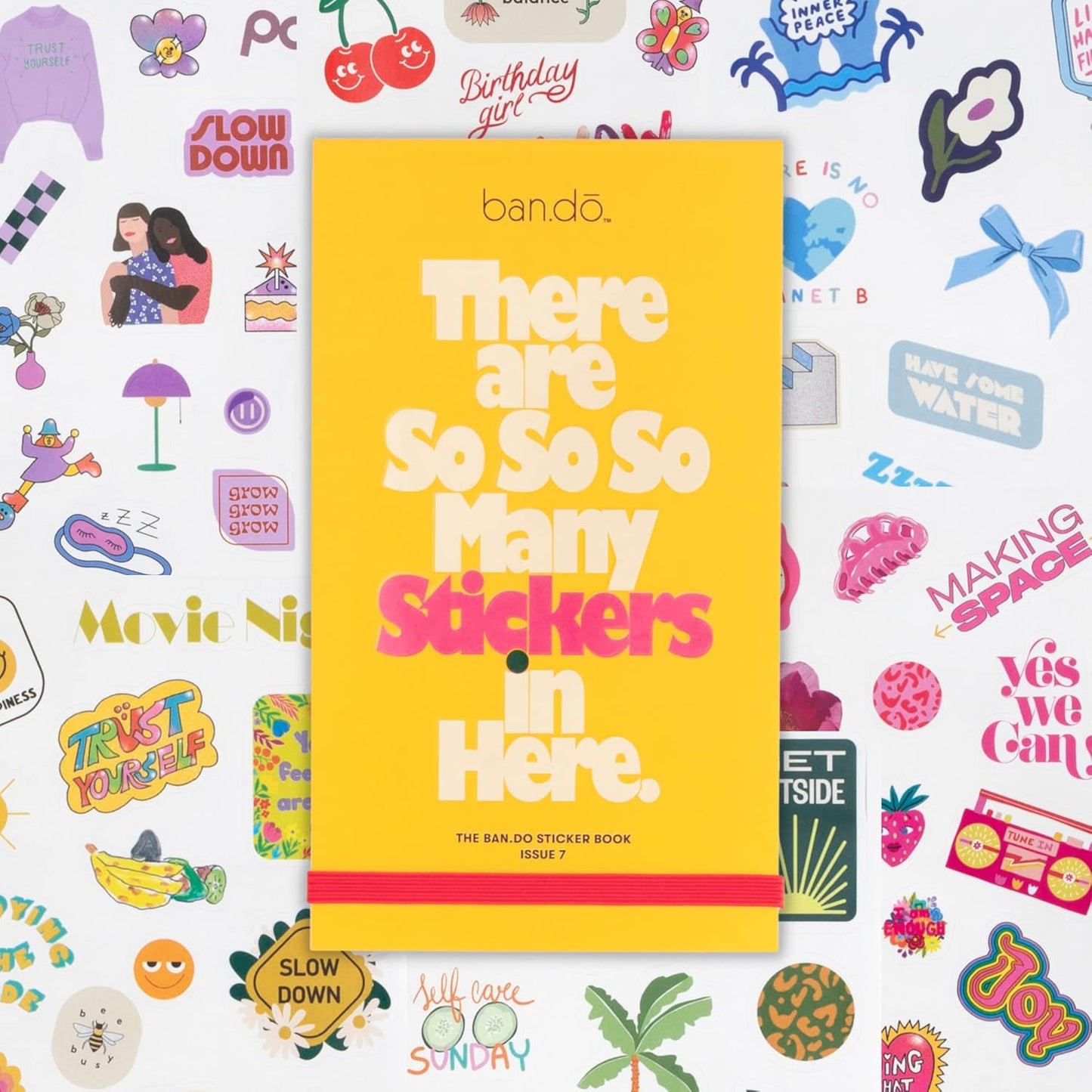 ban.do Sticker Book with Over 700 Assorted Stickers and 35 Sheets with Fun/Colorful/Aesthetic Pack for Scrapbooking Planners or Journals, Issue 7