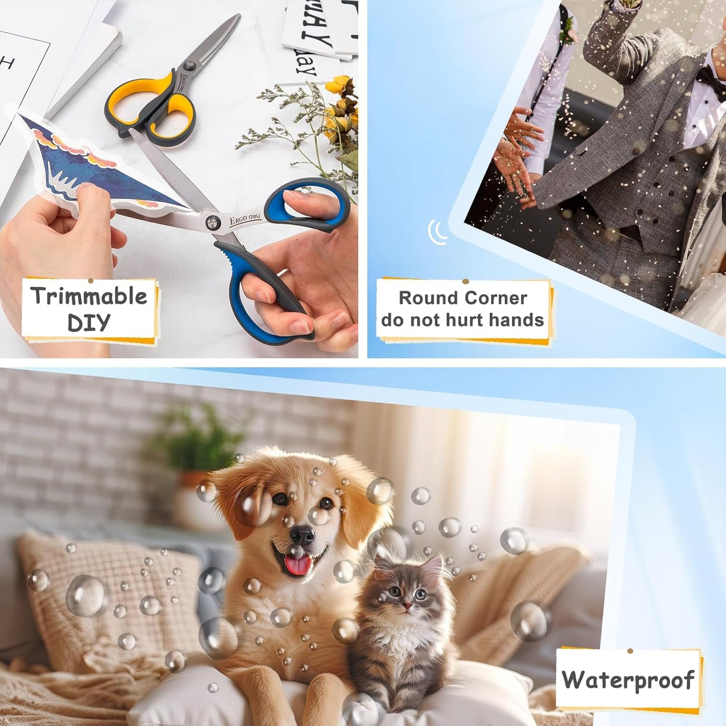 Clear Thermal Laminating Pouches 5mil Letter Size Plastic Laminator Sheets 9 x 11.5 Inch (5 mil 500 pcs)