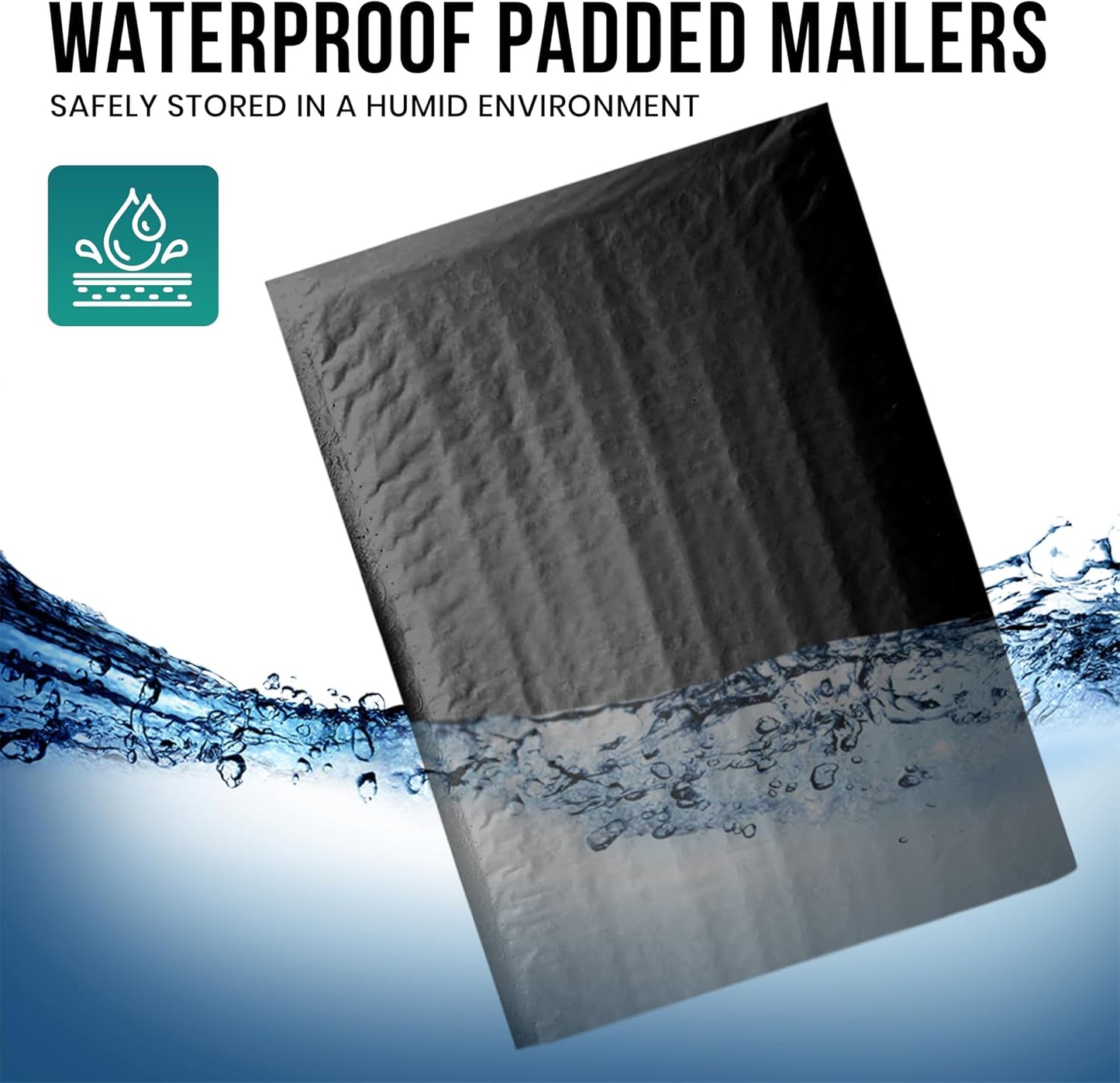 Levex - #0 6" x 10" [10 Pack] Black Poly Bubble Mailers, Padded Envelope Mailers, Packing Envelope & Mailing Bags for Shipping